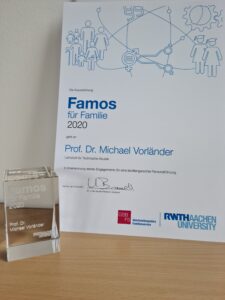 Award for family friendly leadership for Michael Vorländer