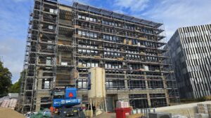 Baubesichtigung beim Cube3 – Neubau des IHTA