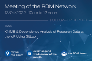 Info and data on the Open Meeting of the RDM Network on April 13, 2022
