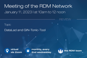 Preview of the next FDM network meeting with key dates
