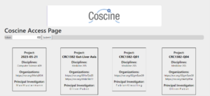 Coscine Website Application profile