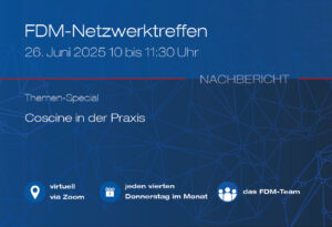Symbolbild zur Veranstaltung FDM-Netzwerktreffen vom 26.06.25 mit Eckdaten zur Veranstaltung