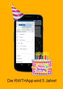 Happy Birthday! RWTHApp feiert 5-jähriges Jubiläum!