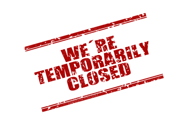 We're temporarily closed.