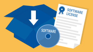 CD with software and software license