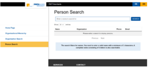Person search in RWTHcontacts