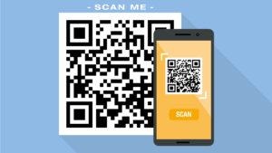 QR Code with mobile phone