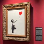 Painting by Banksy with the title “Balloon Girl”