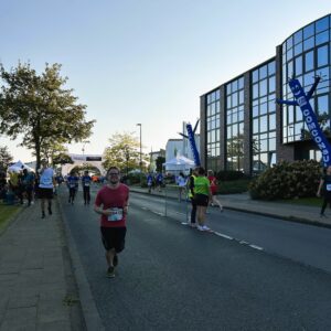 Participant from the IT Center running team