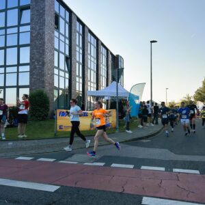 Participant from the IT Center running team