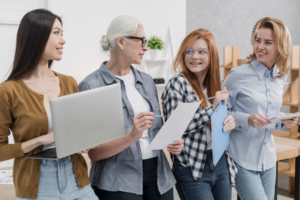 Frauen bei der Arbeit