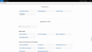 New desktop / Home page (one of the alternative themes)