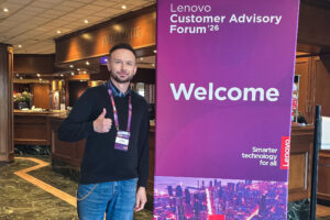 Peter Watzlawik beim Lenovo Customer Advisory Forum 2026.