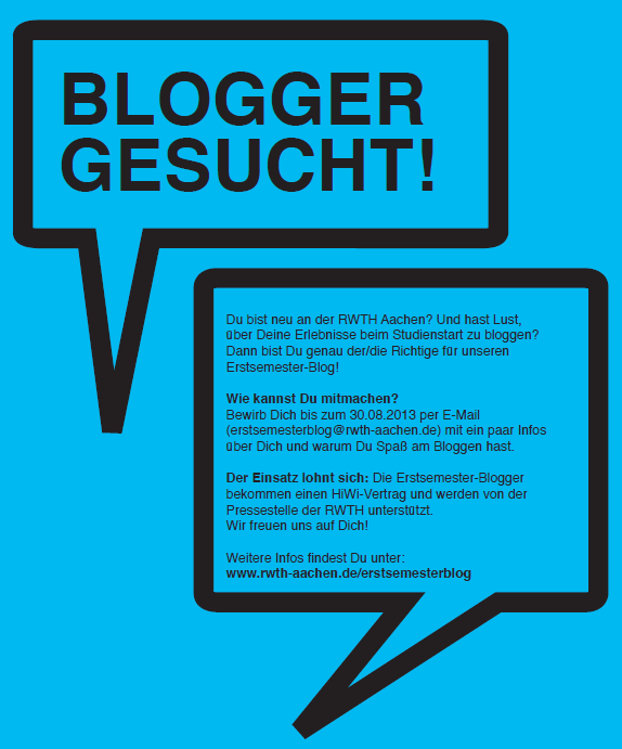 Blogger gesucht!