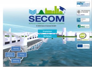 SeCom2.0: Serious Gaming im Hochwasserrisikomanagement