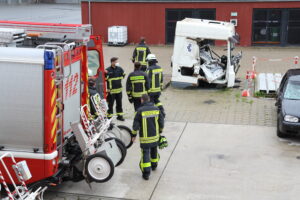 Exercise observation at the Krefeld Fire Brigade