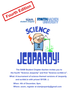 Science Jeopardy and Science Scribble – zoom edition